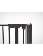 NOMA Tarc de siguranta modular cu 3 panouri metal negru N93491