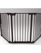 NOMA Tarc de siguranta modular cu 3 panouri metal negru N93491