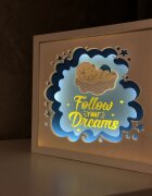 Noorhandmadeatelier Tablou luminos Baietel 002