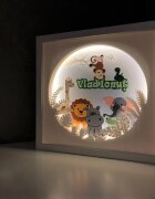 Noorhandmadeatelier Tablou luminos Baietel 003