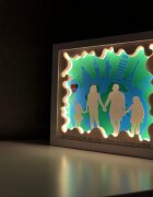 Noorhandmadeatelier Tablou luminos Calatorii 001