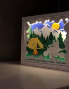 Noorhandmadeatelier Tablou luminos Calatorii 016