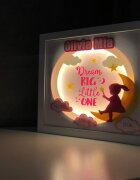Noorhandmadeatelier Tablou luminos Fetita 009