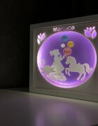 Noorhandmadeatelier Tablou luminos Fetita 012