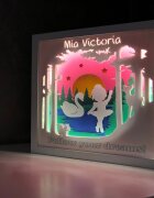 Noorhandmadeatelier Tablou luminos Fetita 016