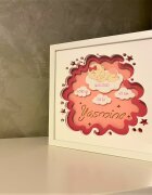 Noorhandmadeatelier Tablou luminos Fetita 022