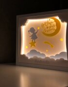 Noorhandmadeatelier Tablou luminos Fetita 023
