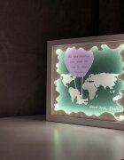 Noorhandmadeatelier Tablou luminos Fetita 043