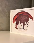Noorhandmadeatelier Tablou luminos Frati 007 Craciun