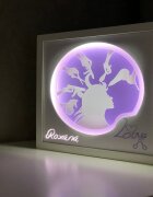 Noorhandmadeatelier Tablou luminos Hairstilist 001