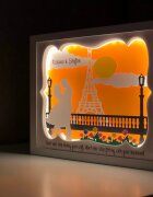 Noorhandmadeatelier Tablou luminos Indragostiti 005