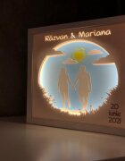 Noorhandmadeatelier Tablou luminos Indragostiti 011