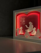 Noorhandmadeatelier Tablou luminos InvatatoareEducatoare 001