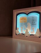 Noorhandmadeatelier Tablou luminos InvatatoareEducatoare 002