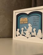 Noorhandmadeatelier Tablou luminos InvatatoareEducatoare 002