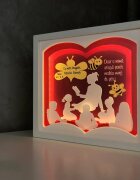 Noorhandmadeatelier Tablou luminos InvatatoareEducatoare 006
