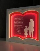 Noorhandmadeatelier Tablou luminos InvatatoareEducatoare 009