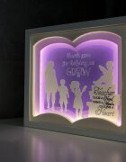 Noorhandmadeatelier Tablou luminos InvatatoareEducatoare 010