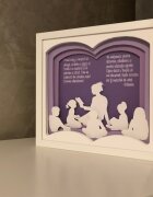 Noorhandmadeatelier Tablou luminos InvatatoareEducatoare 023