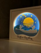 Noorhandmadeatelier Tablou luminos Parinti si copii 004