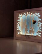 Noorhandmadeatelier Tablou luminos Parinti si copii 024