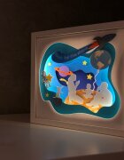 Noorhandmadeatelier Tablou luminos Parinti si copii 033