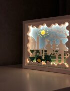 Noorhandmadeatelier Tablou luminos Parinti si copii 041
