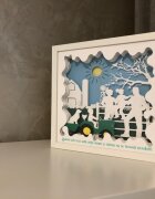 Noorhandmadeatelier Tablou luminos Parinti si copii 041