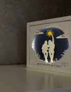 Noorhandmadeatelier Tablou luminos Prietene 001