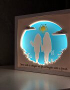 Noorhandmadeatelier Tablou luminos Prietene 005