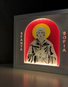 Noorhandmadeatelier Tablou luminos Sfanta Sofia