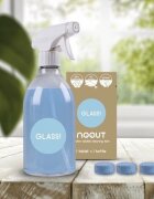 Noout Set solutie curatare geamuri zero waste recipient si tablete