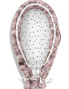 Nor Pufos Baby nest 2 fete din bumbac Jungle Pink Sleepee