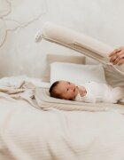 Nor Pufos Baby Nest modular cu arcada de jucarii 3 in 1 Sand Sleepee