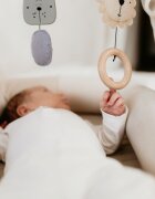 Nor Pufos Baby Nest modular cu arcada de jucarii 3 in 1 Sand Sleepee