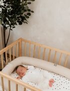Nor Pufos Baby nest modular cu arcada de jucarii si aparat de sunete 4in1 pink Sleepee
