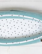 Nor Pufos Baby Nest velvet premium Royal Baby ocean mint Sleepee