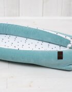 Nor Pufos Baby Nest velvet premium Royal Baby ocean mint Sleepee