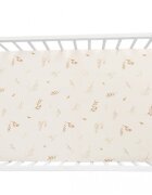 Nor Pufos Cearceaf din bumbac pentru patut 120x60 cm Boho Sand