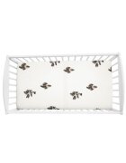 Nor Pufos Cearceaf din bumbac pentru patut 120x60 cm Jungle Plant Sleepee