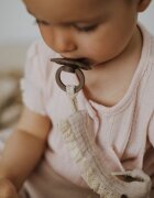 Nor Pufos Lant cu clips pentru suzeta Vintage rose Sleepee