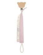 Nor Pufos Lant cu clips pentru suzeta Vintage rose Sleepee