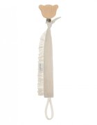 Nor Pufos Lant cu clips pentru suzeta vintage sand Sleepee