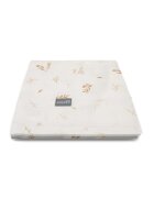 Nor Pufos Paturica muselina din bambus 120x120 cm Boho Botanic Sleepee