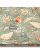 Nor Pufos Paturica muselina si bambus 120x120 cm Boho Green Sleepee