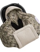 Nor Pufos Paturica universala pentru scoica auto bumbaccatifea Magic Jungle Khaki Sleepee 3 tog
