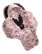 Nor Pufos Paturica universala pentru scoica auto bumbaccatifea Magic Jungle Powder Pink Sleepee 3 tog