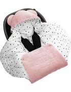Nor Pufos Paturica universala pentru scoica auto bumbaccatifea Royal Baby Pink Sleepee 3 tog