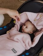 Nor Pufos Paturica universala pentru scoica auto bumbacmuselina Gri light Sleepee 1.5 Tog