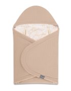 Nor Pufos Paturica universala pentru scoica auto Sleepee din bumbac Bamboo Beige 3 Tog